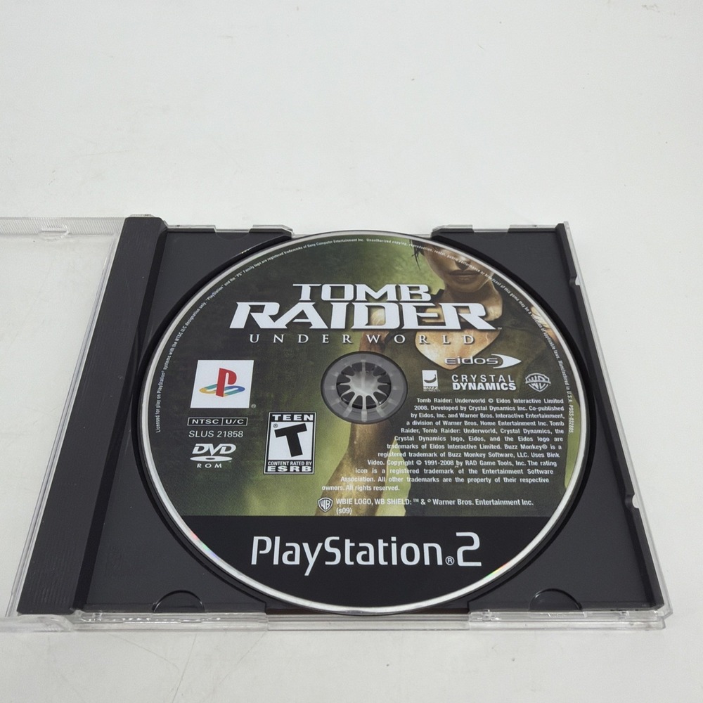 Tomb Raider Underworld PlayStation 2 PS2 Video Game Action Adventure Disc Only